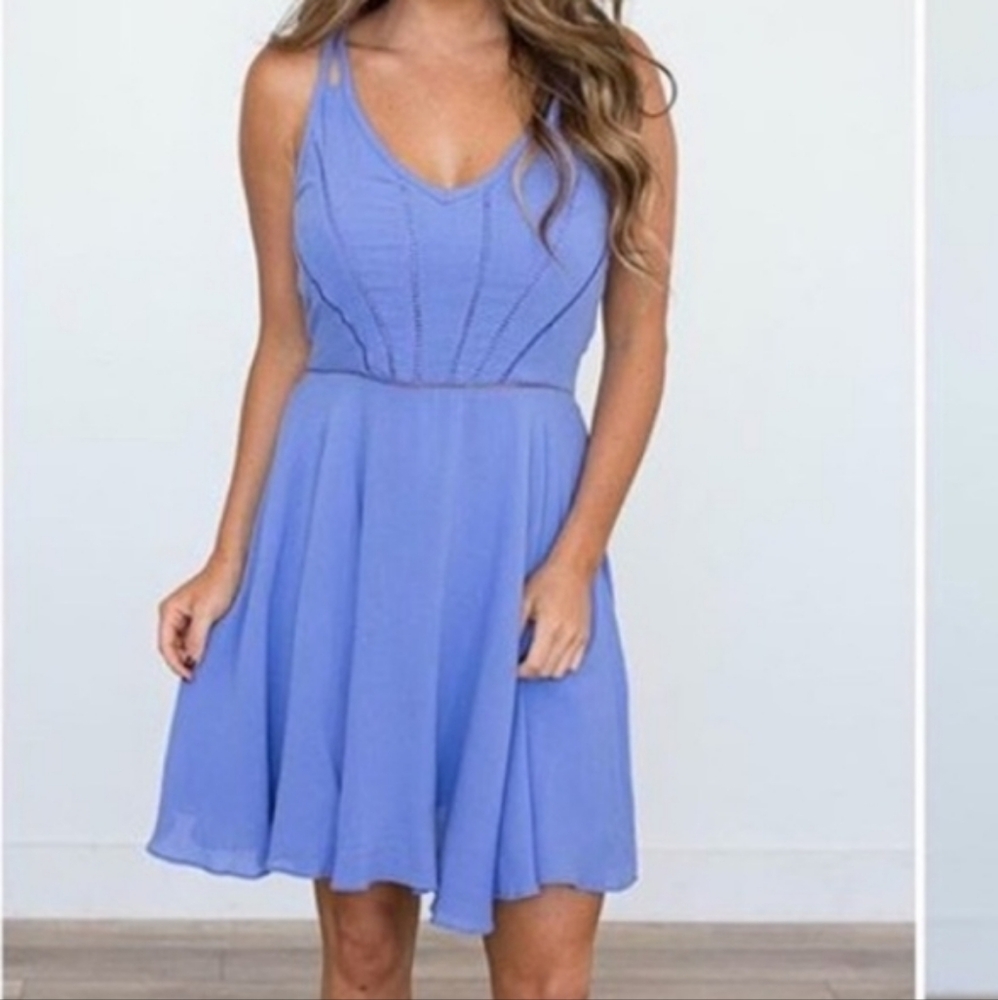 Beautiful deep-periwinkle-blue dress